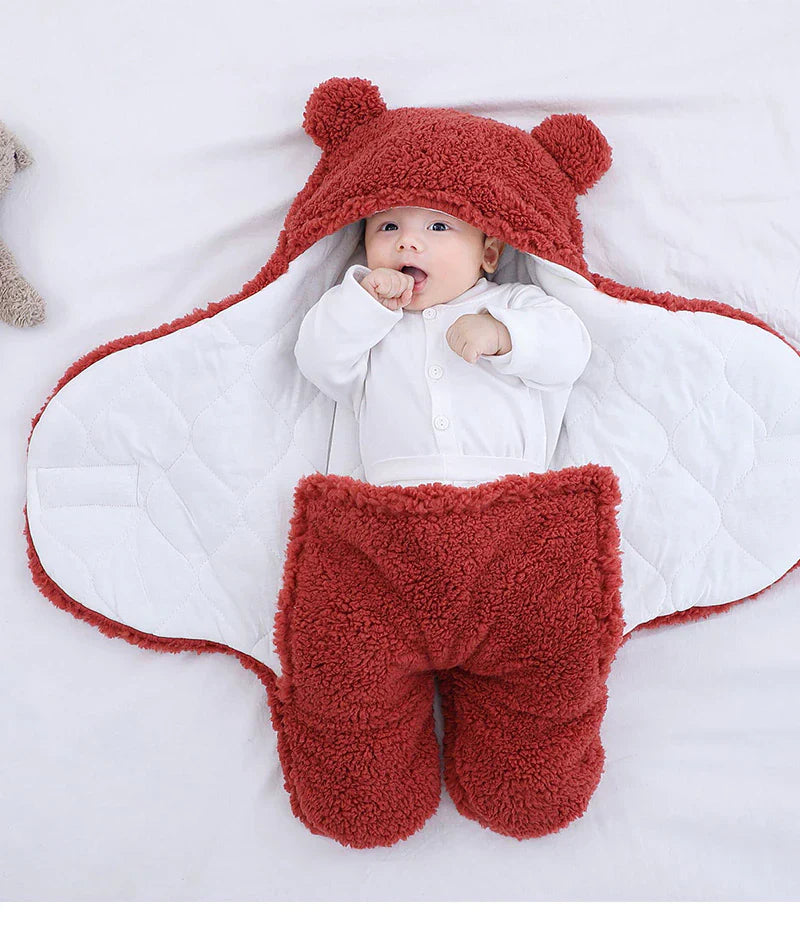 Cobertor de Ursinho para Bebe Dormir - Seguro e Confortável